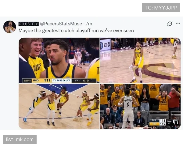 哈利伯顿无球跑动占比提升，改变步行者进攻结构